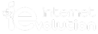 logo internet evolution blanc